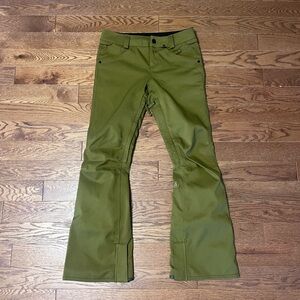 Volcom Snow Pants Womens Ski Snowboarding Pants Small Green